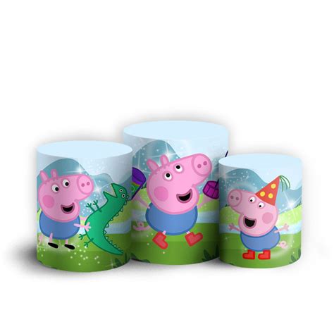 Trio Cilindro Peppa Pig Sublimado D El Stico Sublitex Pain Is