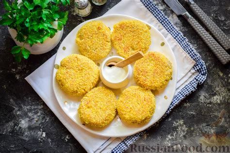 Рецепт: Ячневые котлеты на RussianFood.com