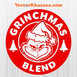 Grinchmas Blend Red Svg Grinchmas Blend Coffee Png