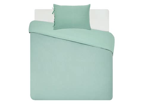 Ripley CUBREPLUMON LINETT BEDDING LINO AQUA SUPER KING