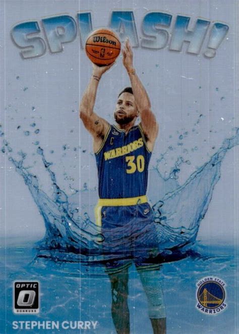 Stephen Curry 2022 Optic 10 Splash Holo Price Guide Sports Card