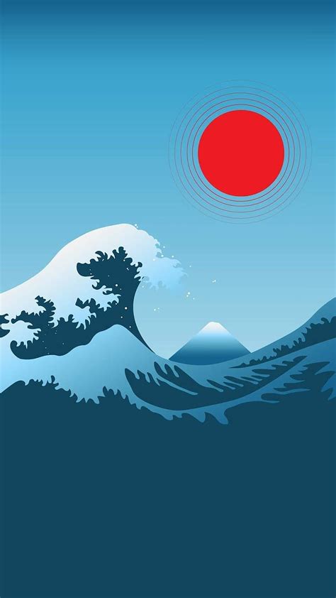 Minimalism Great Wave Off Kanagawa The Great Waves Of Kanagawa Hd