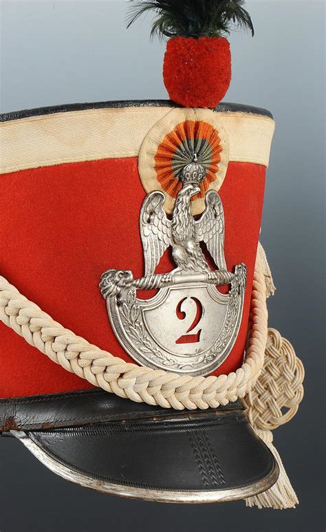 SHAKO DU 2ème RÉGIMENT DE GARDES D HONNEUR MODÈLE 1813 PREMIER EMPIRE