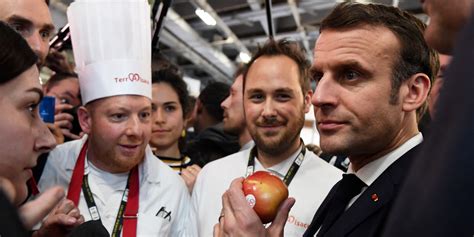 Salon de l agriculture Emmanuel Macron au contact des Français pour