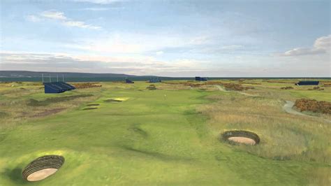 Flyover 5th Hole At The Old Course At St Andrews Venue For The 144th