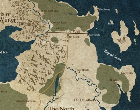 Game Of Thrones Beyond The Wall Map Poster Ventureinriko