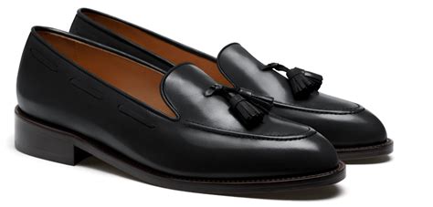 Tassel Loafers In Black Leather