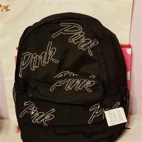 Pink Victorias Secret Bags Victorias Secret Pink Bling Campus Backpack Poshmark