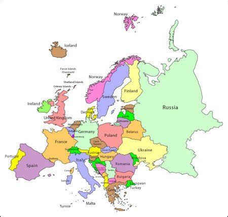 google map of europe countries - Yahoo Image Search Results Europe Map ...