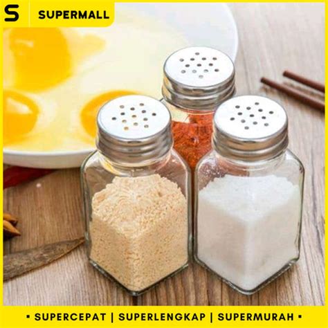 Promo SUPERMALL Spice Jar Tempat Bumbu Garam Merica Lada Botol Bumbu