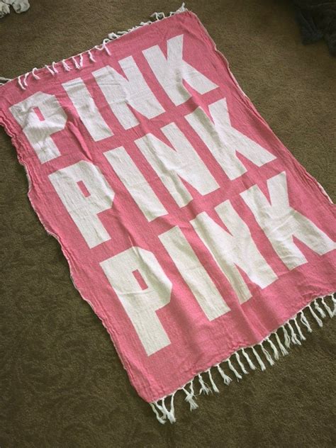 Pink Brand Blanket Never Used Pink Blanket Branded Blankets Blanket