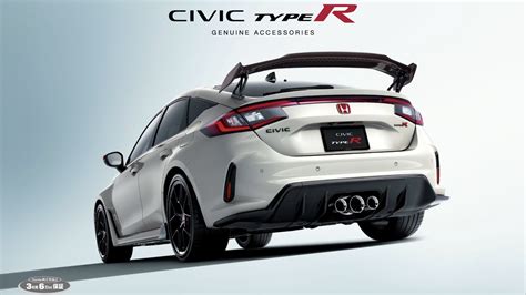 2023 Honda Civic Type R Upgrades Include A 2000 Carbon Fiber Wing