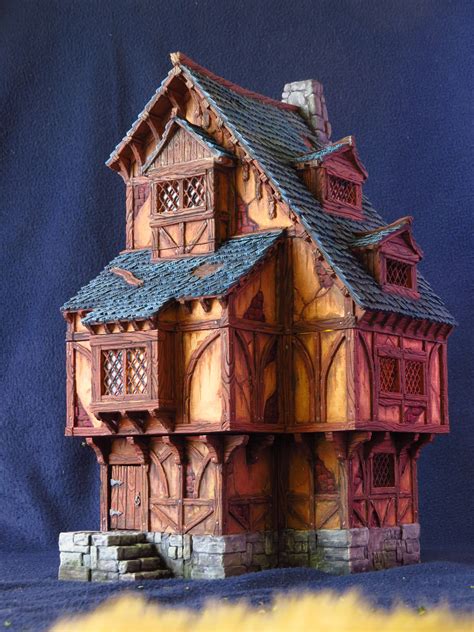 Dnd Medieval Home House Cottage City Of Tarok Village Terrain Etsy