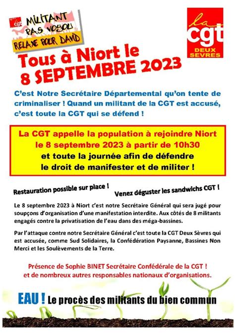 Septembre Lutte Contre La Criminalisation De L Action Syndicale