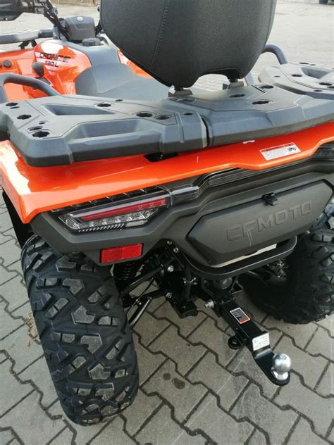 QUAD CF MOTO CFORCE 520 L EPS RED 2023 PŁUG przedni szybki montaż