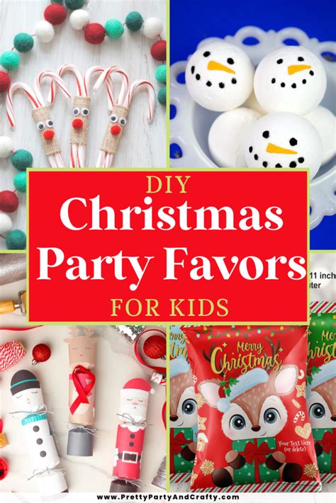 The Best DIY Christmas Party Favor Ideas for Kids - Pretty Party & Crafty