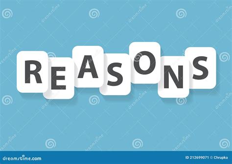 Word Reasons Stock Illustrations 1 024 Word Reasons Stock Illustrations Vectors And Clipart