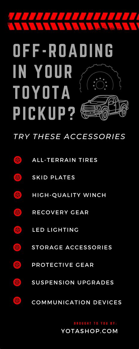 Off-Roading in Your Toyota Pickup? Try These Accessories - YOTASHOP