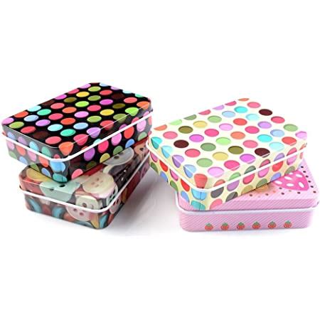 Amazon Ximimark Pcs Mini Flower Tin Trinket Jewelry Coin Box