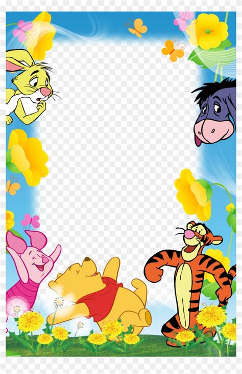 Cartoon Character Border Frame