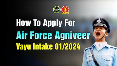 How To Apply For Air Force Agniveer Vayu Intake 01 2024