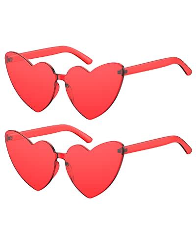 Best Heart Shaped Red Sunglasses For Valentines Day