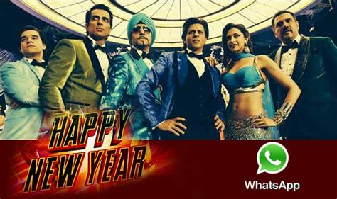 ‘Happy New Year’ trailer to be shared by Shah Rukh Khan on Whatsapp ...