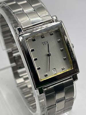 TFX By Bulova Men S Classic Silver Tone Dress Casual Bracelet Watch