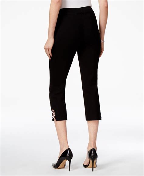 Jm Collection Embellished Capri Pants Created For Macys Macys