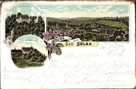 Chromo Litho Bad Sulza im Weimarer Land Thüringen akpool co uk