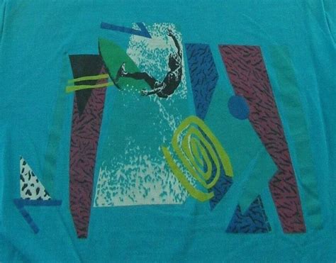 Vintage 86 Op Ocean Pacific Surfer Neon Graphics Cla Gem