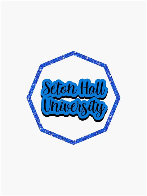 Seton Hall Sticker For Sale By Jennaf713 Redbubble