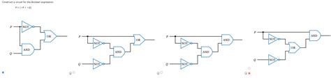 Solved Construct a circuit for the Boolean expression. | Chegg.com