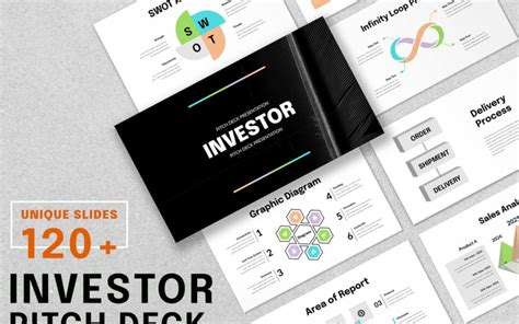 Investor Pitch Deck Presentation Design Layout