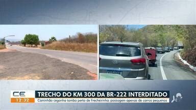 Cetv Edi O Fortaleza Trecho Da Br Bloqueado Ap S Caminh O