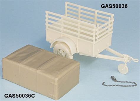 1 t Anhänger G518 Ben Hur 1 48 Modellbausatz Gaso line GAS50036