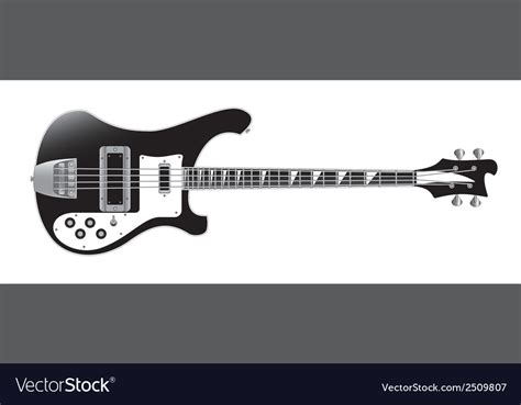 Bass guitar Royalty Free Vector Image - VectorStock