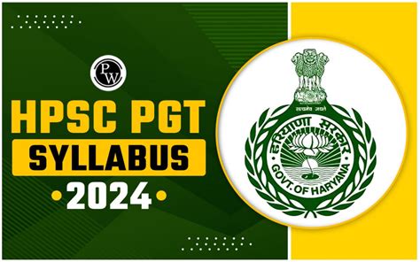 Hpsc Pgt Syllabus Exam Pattern Subject Wise Syllabus Pdf