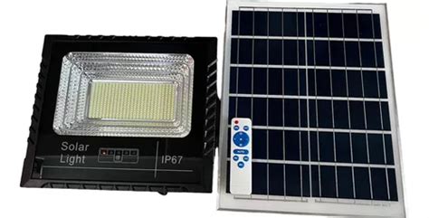 Reflector Led Solar 300w Exterior Control Seisa Indicado