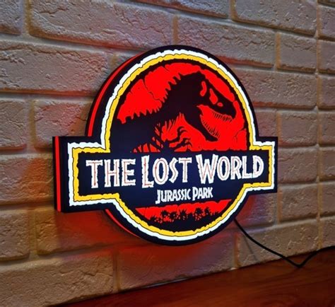 Jurassic Park The Lost World Logo Led Sign Catawiki