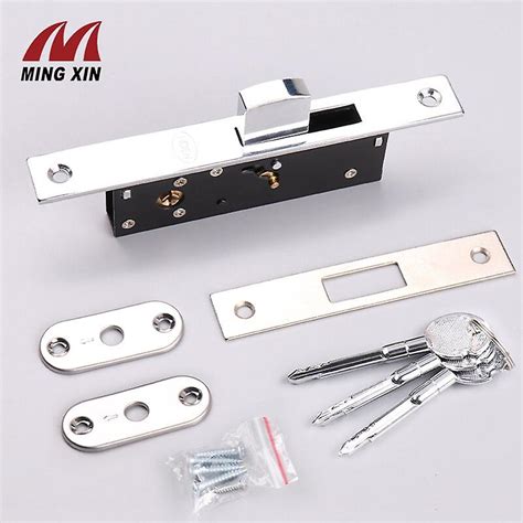 Aluminum Alloy Sliding Door Lock Invisible Built In Handle Lock Sliding Door Lock And Flat Open