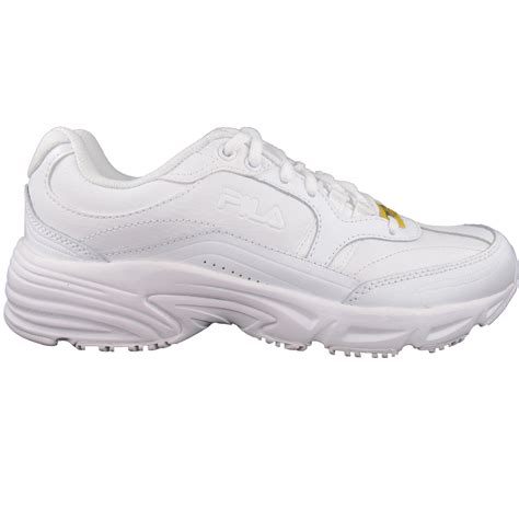 Fila Womens Memory Workshift Slip Resistant Work Shoes Ebay