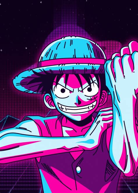 Monkey D Luffy Poster By Introv Art Displate Poster Prints Luffy