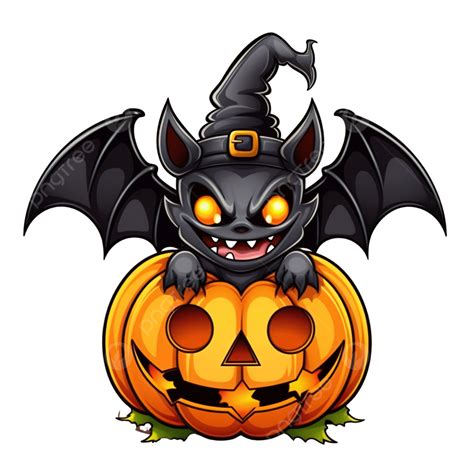 Halloween Pumpkin Spider And Bat Cartoons Design Pumpkin Clipart