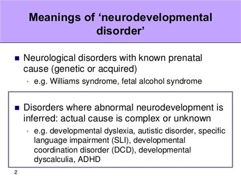 Why Do Neurodevelopmental Disorders Co Occur