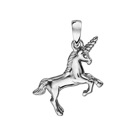 Pendentif Argent Licorne Bijoux Argent