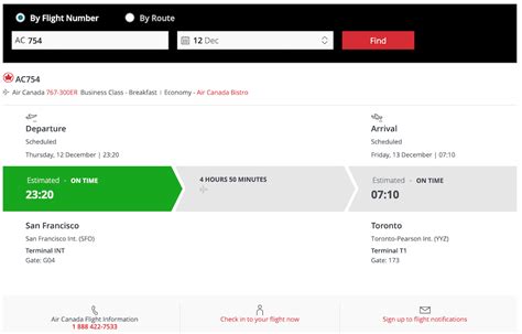 Flight Loads How To Check Airport Standby Position For Air Canada Ac