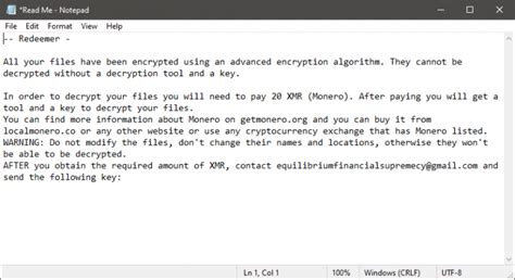 Remove Redeemer Ransomware