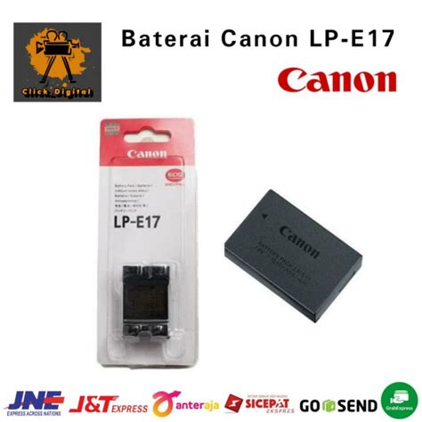 Jual Baterai Canon Lp E17 Battery Lpe17 For Canon Eos M3 M5 M6 200d