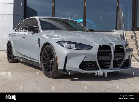 Indianapolis Circa Mars 2023 Exposition De BMW M3 Dans Une